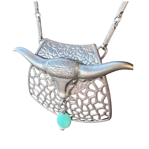 Handmade Taurus Charm Necklace - Picture 1 of 9